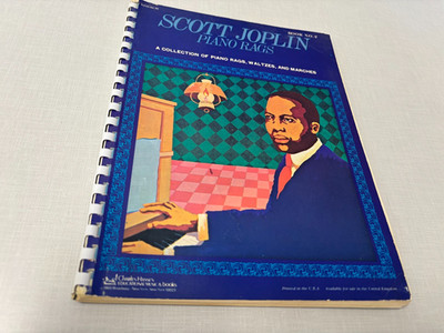 Scott Joplin Piano Rags #2 Maple Leaf Rag Song Bethena Sarah Dear VG 73 spl book