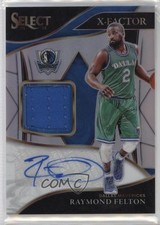 2021 Select X-Factor Memorabilia Signatures Silver Prizm Raymond Felton Auto 2t9