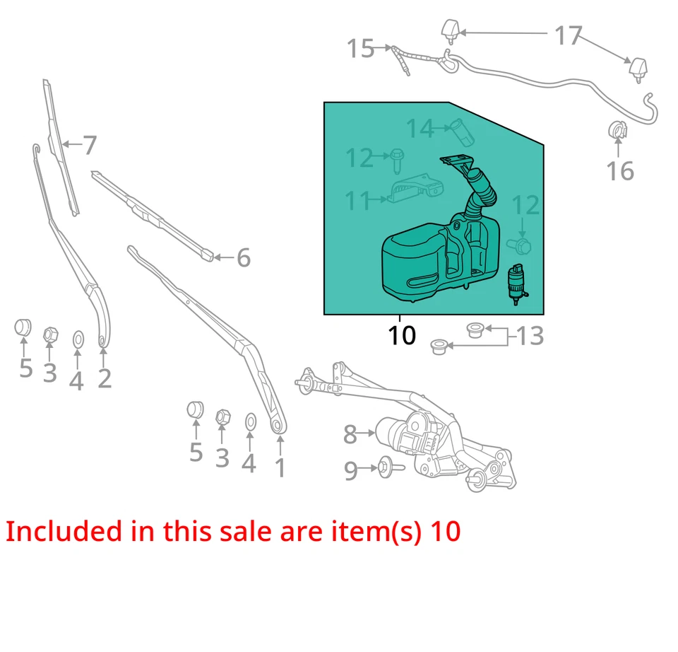 Wash Reservoir 适合 14-22 PROMASTER 1500 VAN 3694865 — 第 3/4 张图片