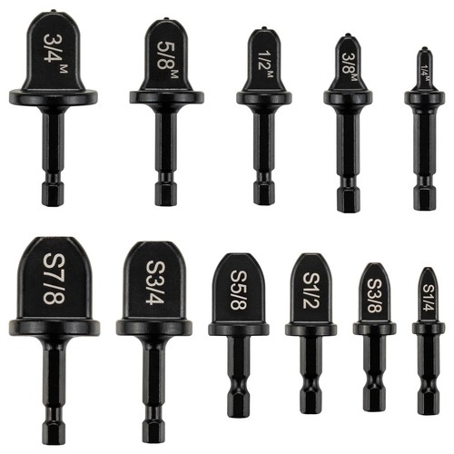 Swage & Flare Tool for HVAC Copper Tubing - Carbon Steel, Drill Bit Repair Kit