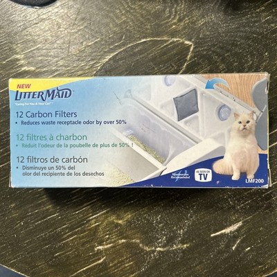 LitterMaid Carbon Filters for LitterMaid Self-Cleaning Litter Box, 12  Count, NEW
