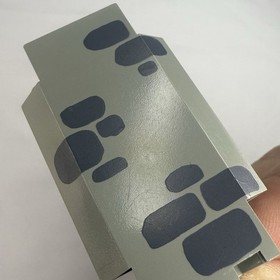 LEGO Panel 3x3x6 Corner Brick Scattered - Old Light Gray - # 2345pb05 - Lot of 2