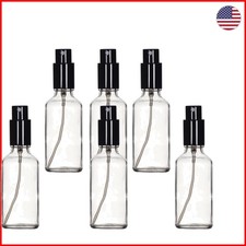 Elegant Set of 6 Leak-Proof 2oz Glass Spray B...