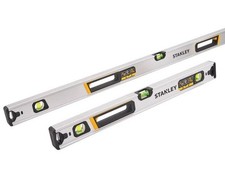 STANLEY 600mm (2ft) & 1200mm (4ft) Fatmax Level Set FMHT43687-0 XMS25LEVEL2