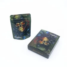 25 Pack - 3.5g Resealable Mylar Bags Zip Seal Pouches for Food & Herbs