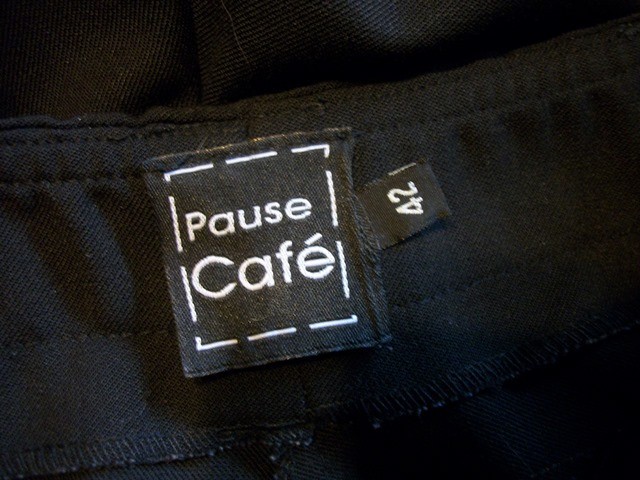 PAUSE CAFE 42 W32 Black Polyester Insert Shorts S… - image 5