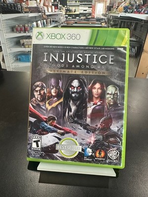 Injustice Gods Among Us Ultimate Edition Xbox 360 - No Manual - Good Condition