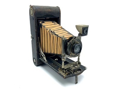 Kodak No.3-A Autographic Model C Klappkamera mit Analogkamera