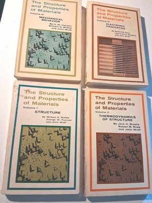 The Structure and Properties of Materials 1964 Full Set 4 Volumes