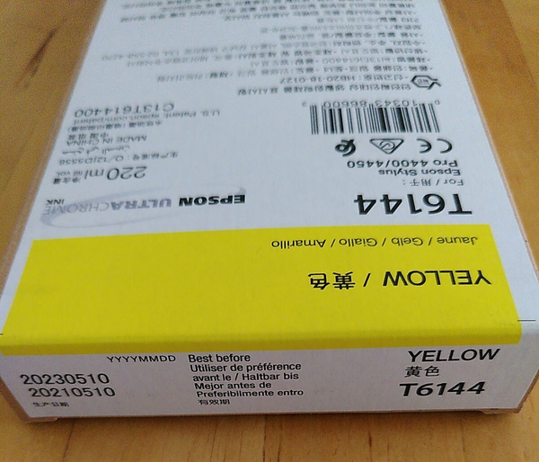 Epson T6144 Tinte Stylus Pro 4400 4450 Ovp 2023-image