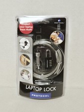 Protocol Secure Laptop Cable Selectable Combination Lock Anti-Theft - Brand New 