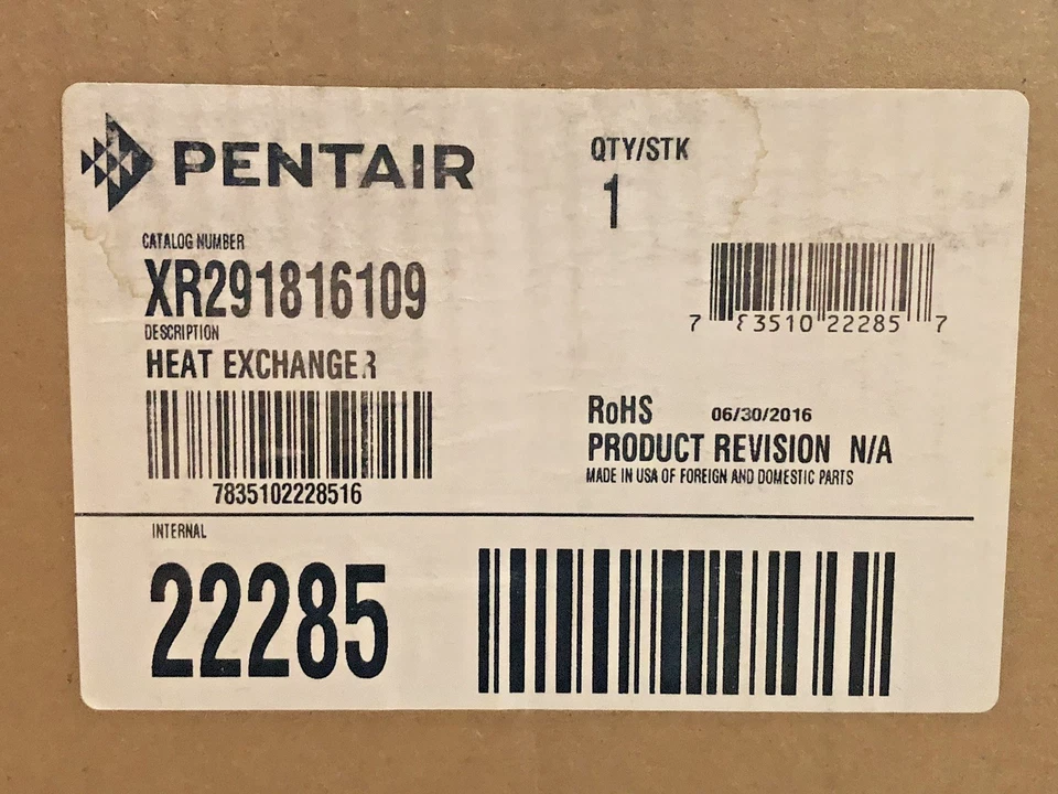 Intercambiador de calor aire-aire Pentair Hoffman XR291816109 ClimaGuard XR29 18w/F 115V Foto 4 de 4