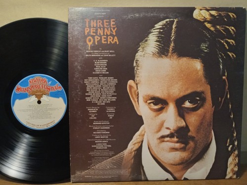 Threepenny Opera New York Shakespeare Festival LP EX + Lyric Insert QUAD,STEREO - Picture 3 of 6