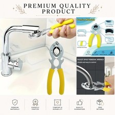 Faucet Aerator Removal Wrench 3-in-1 Sink Tool Bottle Opener Pliers