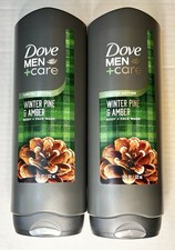 Dove Men Care Limited Edition Body Wash Winter Pine  Amber, 18 oz Lot Of 2