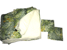 TOMMY BAHAMA CUBA CABANA GREEN TROPICAL PALM 3PC KING/CALIFORNIA COMFORTER SET