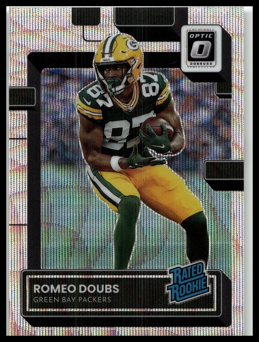 2022 Donruss Optic #235 Romeo Doubs Wave #/300