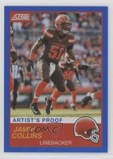 2019 Score Artist Proof 2/35 Jamie Collins #111 1j8