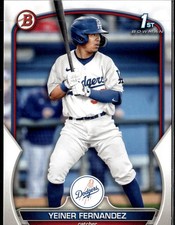 2023 Bowman 1st Edition #BPPF-138 Yeiner Fernandez