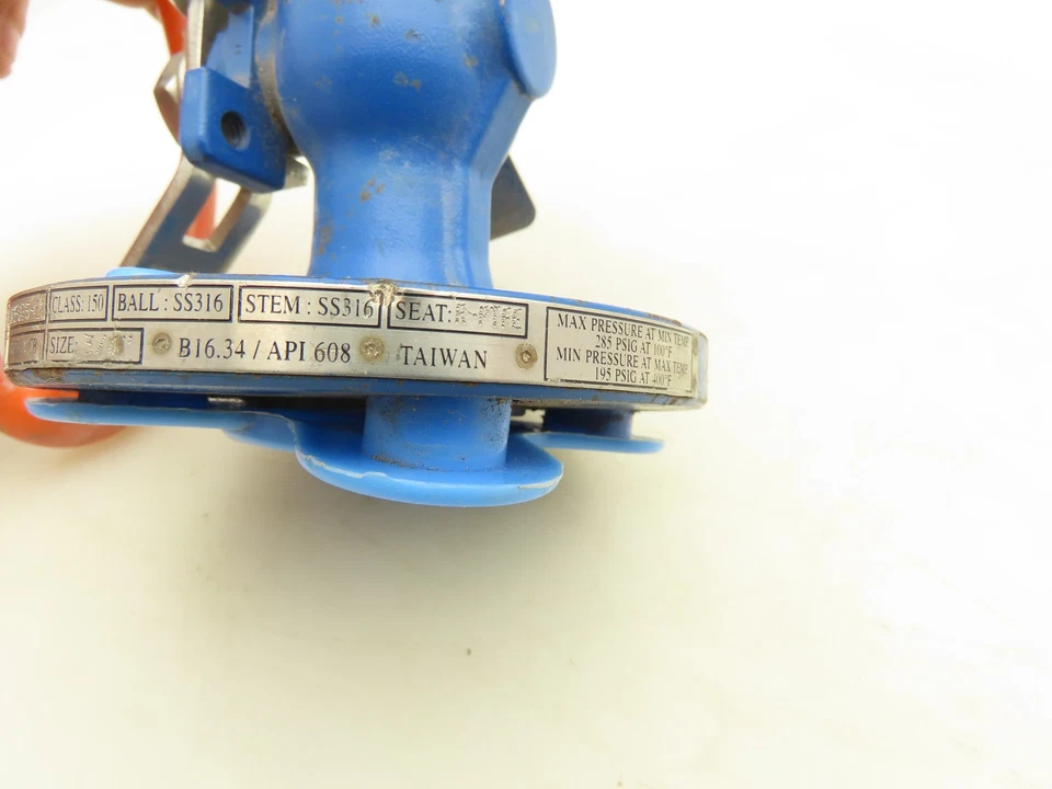 Quadrant F1RCSRRL01F075-Z1 2-Way Ball Valve 3/4"Flanged 150# 285Psi@ 400°F WCB - Image 4 of 4