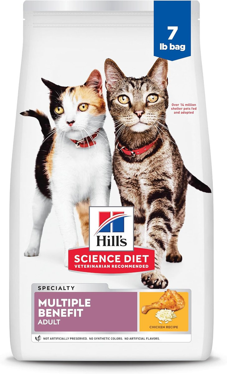 Hill'S Science Diet Adult 1-6 Multiple Benefit Dry Cat Food