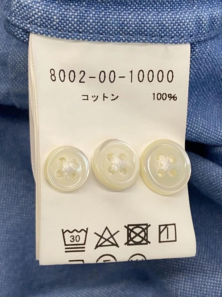 Camisas manga larga Nigel Cabourn índigo 46 usadas Foto 4 de 4