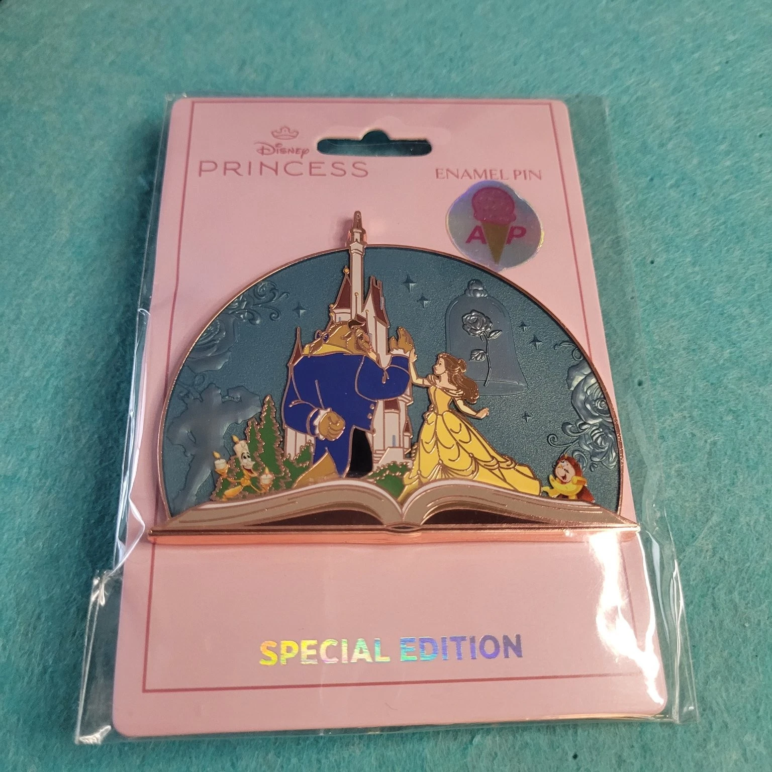 Disney Beauty and the Beast Once Upon A Time Storybook Pin LE 300 AP