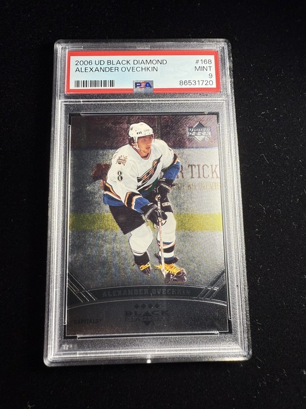 2006-07 Upper Deck Black Diamond Alex Ovechkin #168 PSA 9 (2nd Year SP)