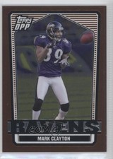 2007 Topps Draft Picks and Prospects (DPP) Chrome Bronze Mark Clayton #96 0m8