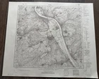 WWII WW2 Original German Military Map! Remagen, Germany!
