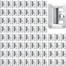 Wall Panel Clips Stainless Steel for PVC Boards 35 mm x 48 mm x 0.33 mm