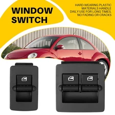 Pair Window Switch Control Driver+Passenger for VW Volkswagen Beetle 1998-2010