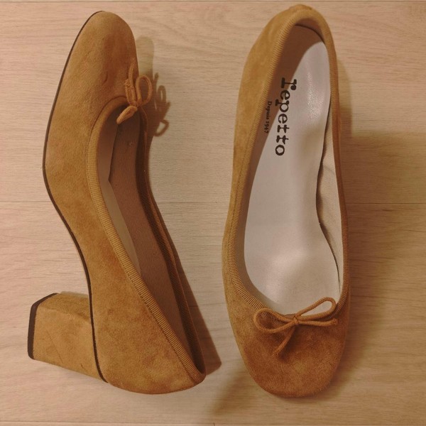 Repetto Cendrillon AD Patent Leather Ballet Flats Black Size 40 US 9.5-10 Used