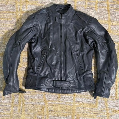 Vintage 3rd Street Leathers Black Motorcycle Jacket