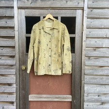 Vintage 90s Abstract long Sleeve Button Down Shirt size large