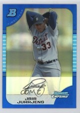 2005 Bowman Chrome First Year Blue Refractor 12/150 Jair Jurrjens #291 1h0p