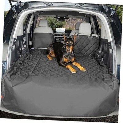 Split Cargo Liner for SUV   For Dogs & Pets, Heavy-Duty, Large Black