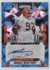 2024 Prizm Sensational Signatures Blue Ice 86/99 Michael Dean Perry Auto 1q2