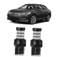 Brilliant Red T20 7443 7444 7440 LED Bulbs with 2003-2005  2008-2012 Accord