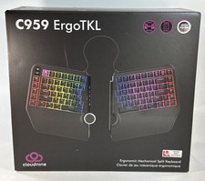Cloud Nine C959 ErgoTKL Mechanical Keyboard W...