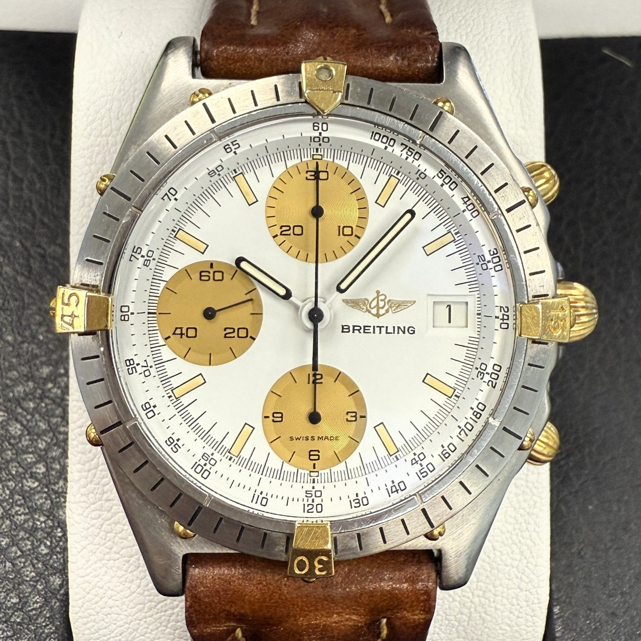 BREITLING Chronomat 81950 Automatic White Dial 40mm Men's Watch