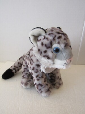 Wild Republic Sitting SNOW LEOPARD 11  Plush Stuffed Toy