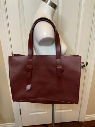 Rachel Zoe Wine Arialith Bordo Vegan Kunstleder Tasche Schultertasche - Bild 5 von 6