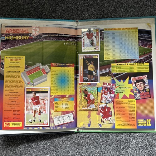 PREMIER LEAGUE 97 OFFICIAL STICKER COLLECTION BOOK ALBUM 97 100% COMPLETE - Picture 6 of 6