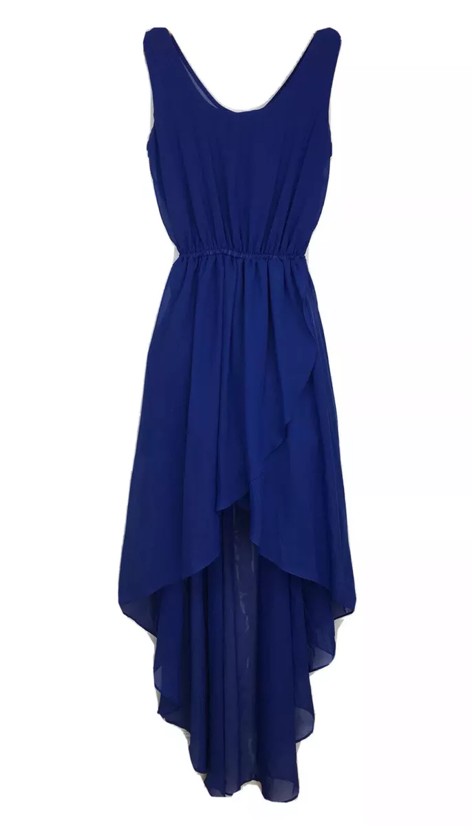 High low cheap flounce dress