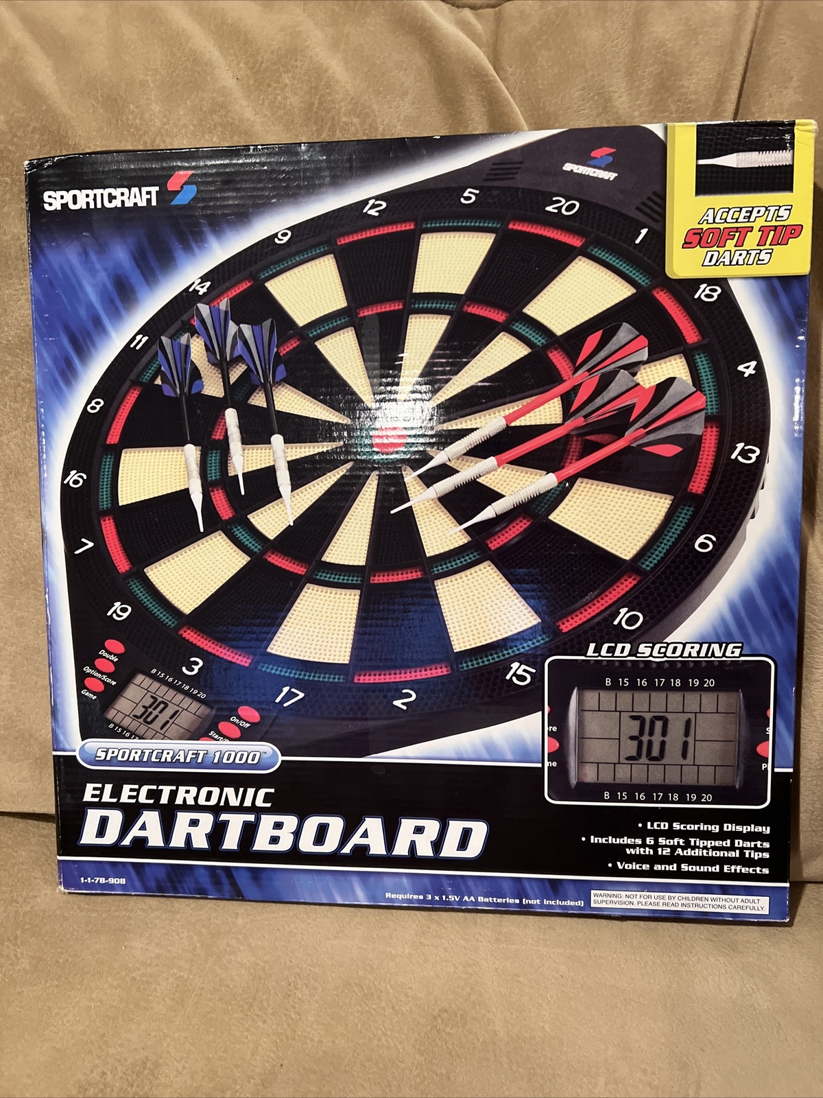 Sportcraft Electronic Dartboard And Matttroy