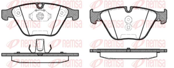 Remsa BremsbeläGe Bremsbelegsatz Vorne Passend FüR BMW 5Er 3Er Touring-image