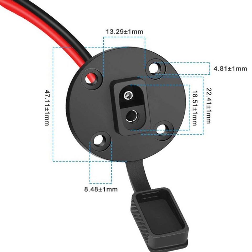 VOANZO SAE Solarkabel 10AWG 2er Pack - Wetterfeste Anschlusskabel Für Solargenerator