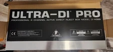 Behringer Ultra-DI Pro DI4000 rackmount DI 4-Channel Active Direct Inject Box