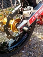 HONDA CRF250 X CRF 450 X CRASH MUSHROOMS REAR AXLE SLIDER BUNGS BOBBINS NEW  S3I